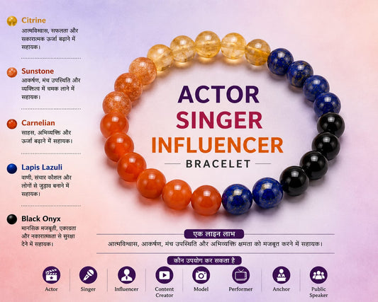 Actor, Singer & Influencer Success Bracelet