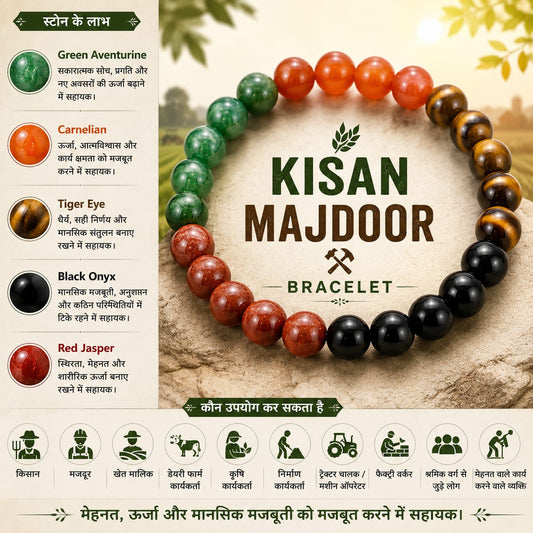 Farmer & Worker Strength Bracelet SatVEERA