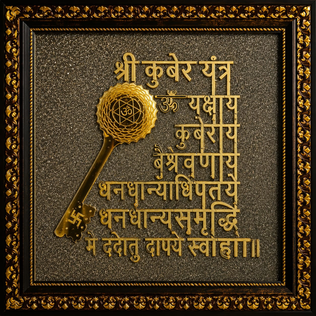 Shree Kuber Yantra – Wealth & Prosperity Energized Frame